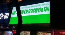 “被树挡住的烤肉店”设计后续！这次老板自己坑自己？