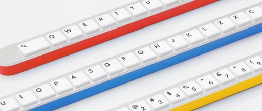 Google推出“反人类”键盘设计，好长长长长长长......