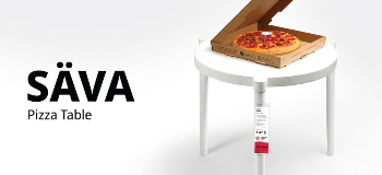 必胜客披萨里的小支架，成了宜家卖的真桌子！