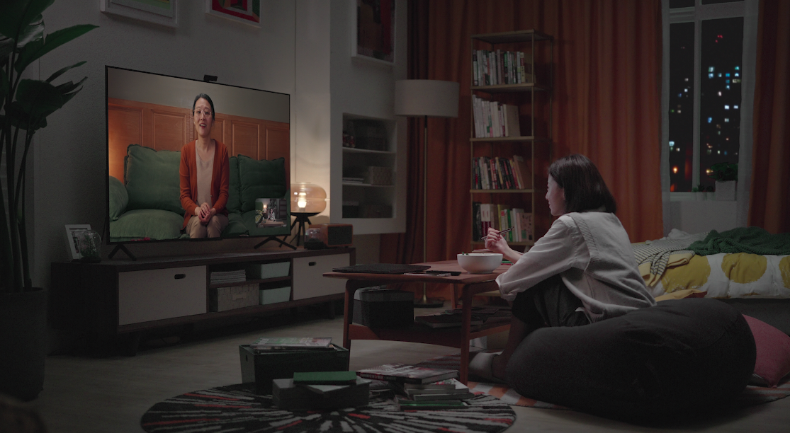 华为智慧屏《新电视的老规矩》：打个电视，让爱相见