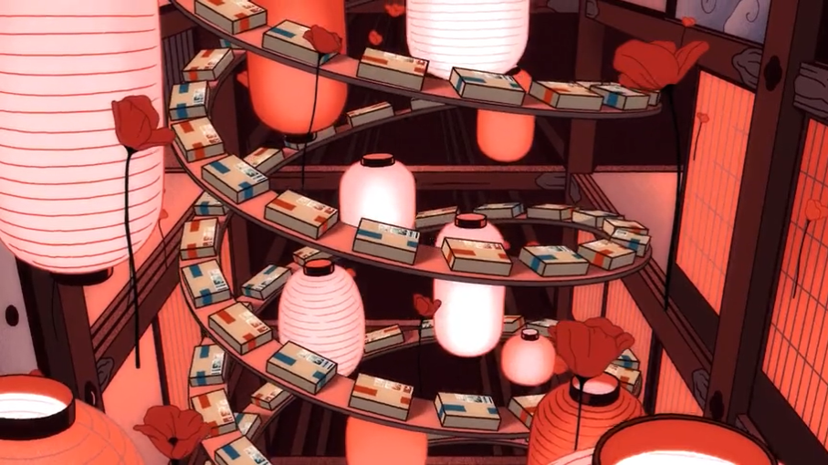 太秀了！Kenzo 圣诞动画片：仙鹤送礼，从京都穿越巴黎的浪漫