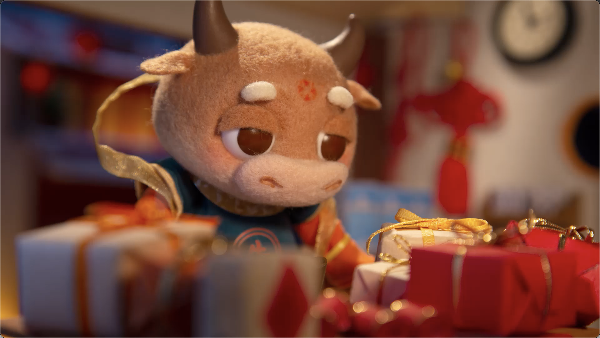 伊利舒化虎年贺岁羊毛毡动画：消失的年三十