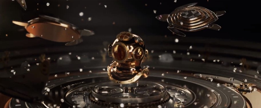 欧米茄广告大片：手腕上的星辰宇宙