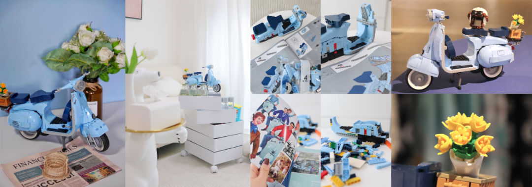 乐高:搭上心爱的小摩托,哪里都是春天 乐高:搭上心爱的小摩托,哪里都是春天