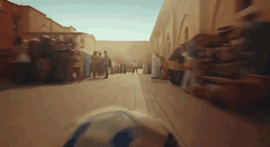 百事可乐全新足球广告，梅西上演街头穿裆对决