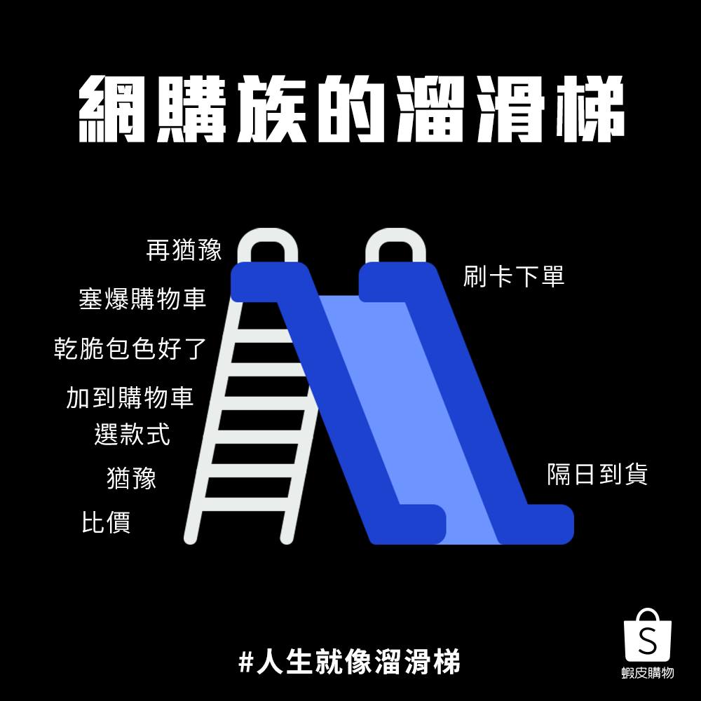虾皮购物:人生就像溜滑梯 虾皮购物:人生就像溜滑梯